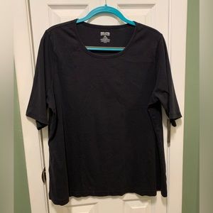 Duluth Trading Womens 2XL Black Elbow Sleeve T-Shirt